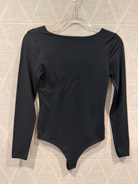 Nuuds Black Long Sleeve Bodysuit S
